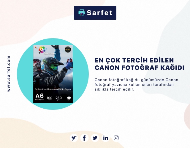 En Çok Tercih Edilen Canon Fotoğraf Kağıdı 