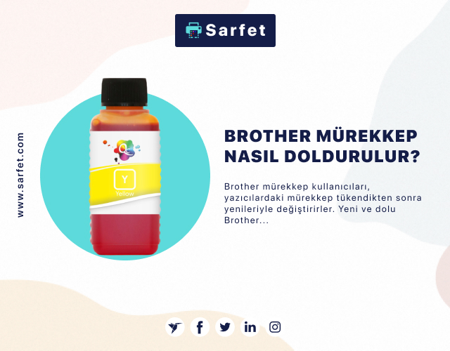 Brother Mürekkep Nasıl Doldurulur?