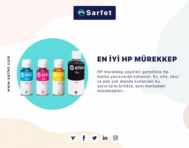 En İyi HP Mürekkep