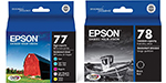 Epson T0771 T0776 Uyumlu Kartuş Mürekkebi 6 Renk