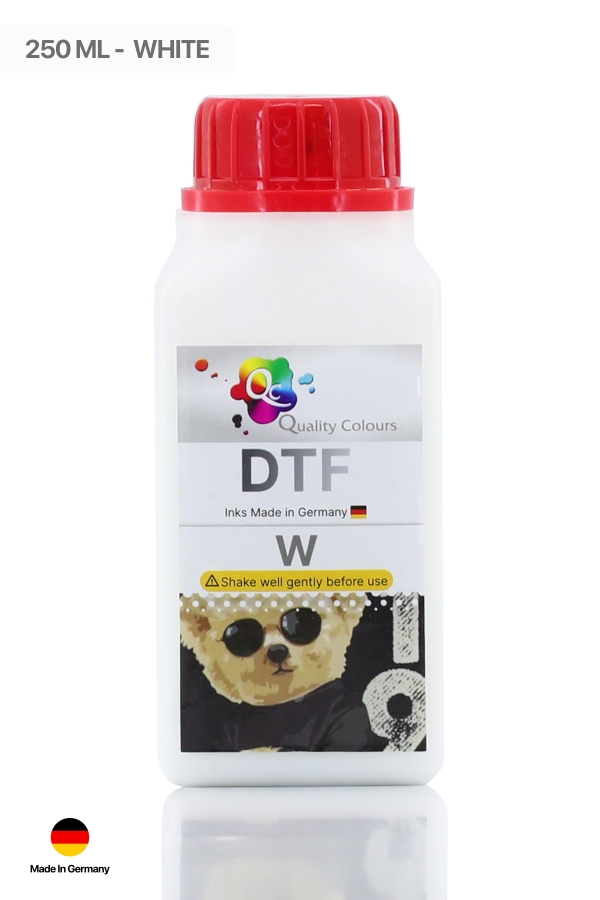 Qc - DTF Tekstil Baskı Mürekkebi Beyaz 250ml