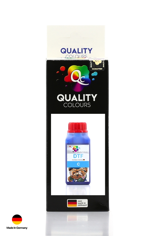 DTF Tekstil Baskı Mürekkebi Mavi 250ml - 6