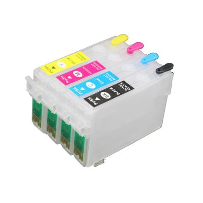 EPSON - Epson T0711 T0714 Uyumlu Kolay Dolabilen Kartuş 4 Renk