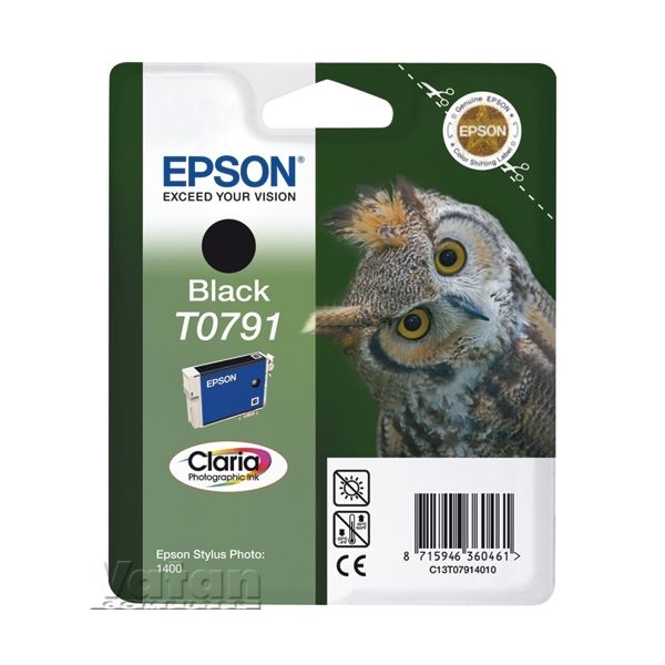 Epson T0791 Black Siyah Orijinal Mürekkep Kartuş