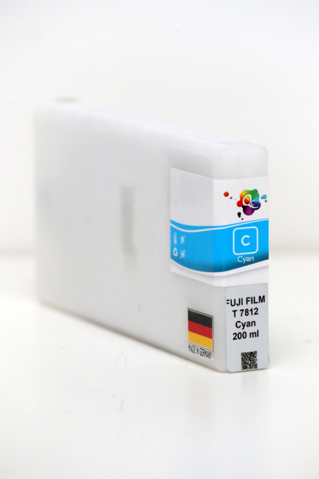 QC Fujifilm DX100 Uyumlu Muadil Mürekkep Kartuş C Cyan Mavi 200ml