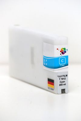 Qc - QC Fujifilm DX100 Uyumlu Muadil Mürekkep Kartuş C Cyan Mavi 200ml