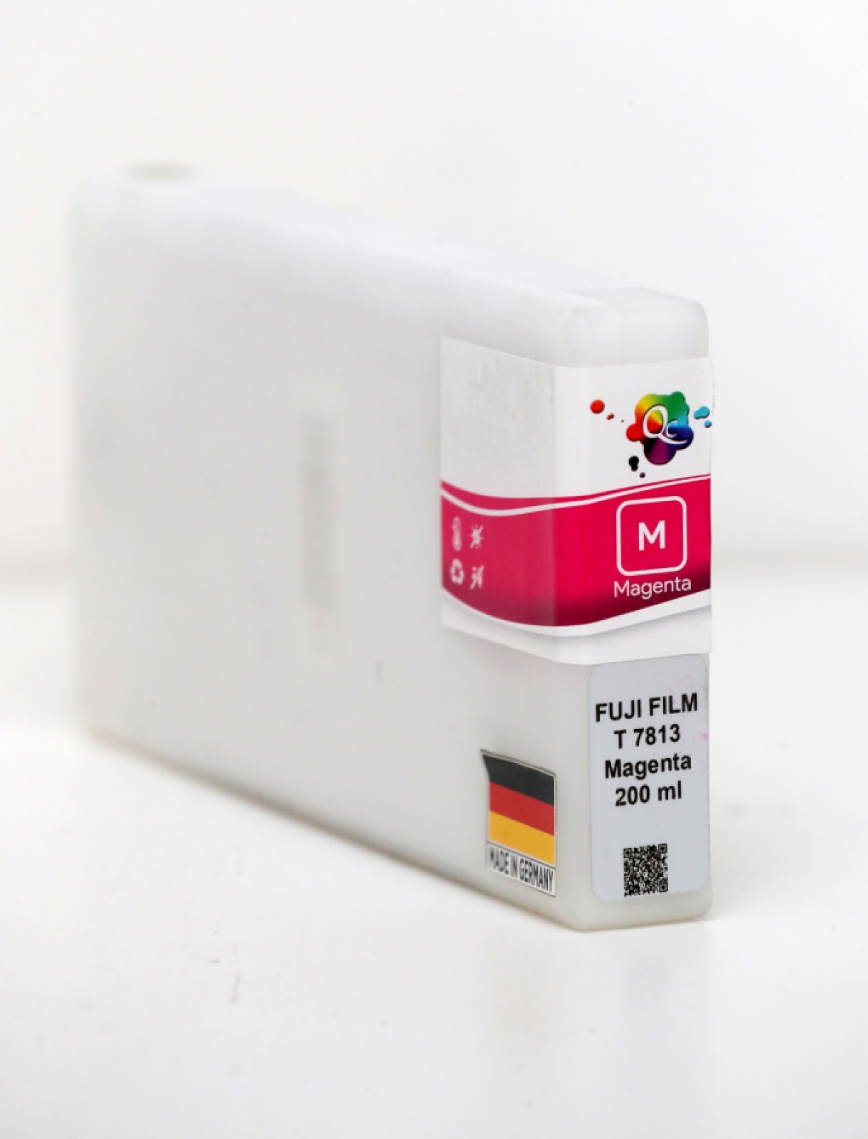 QC Fujifilm DX100 Uyumlu Muadil Mürekkep Kartuş M Magenta Kırmızı 200ml