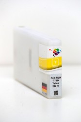 Qc - QC Fujifilm DX100 Uyumlu Muadil Mürekkep Kartuş Y Yellow Sarı 200ml