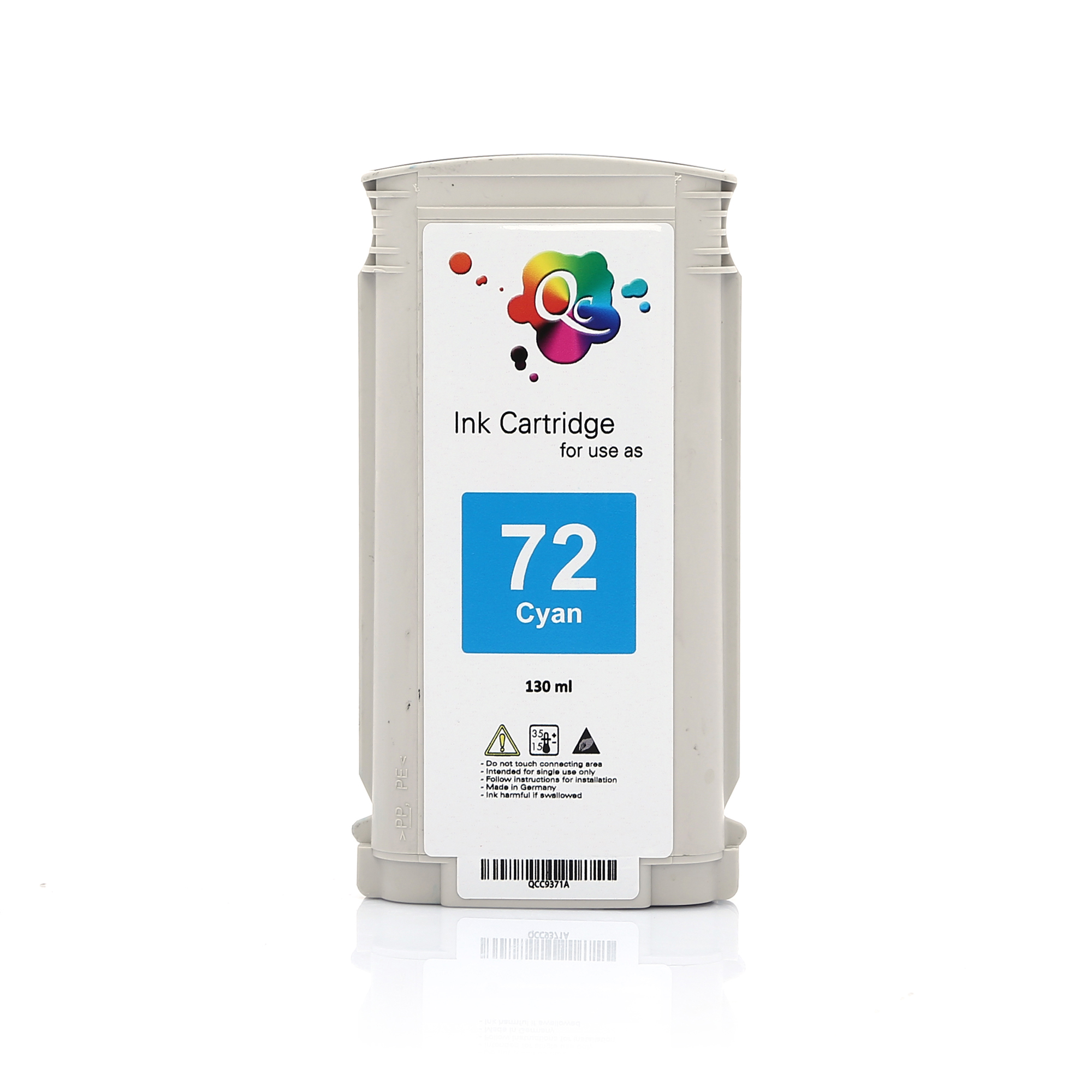 HP 72 C9371A Cyan Mavi Muadil Mürekkep Kartuş 130ml