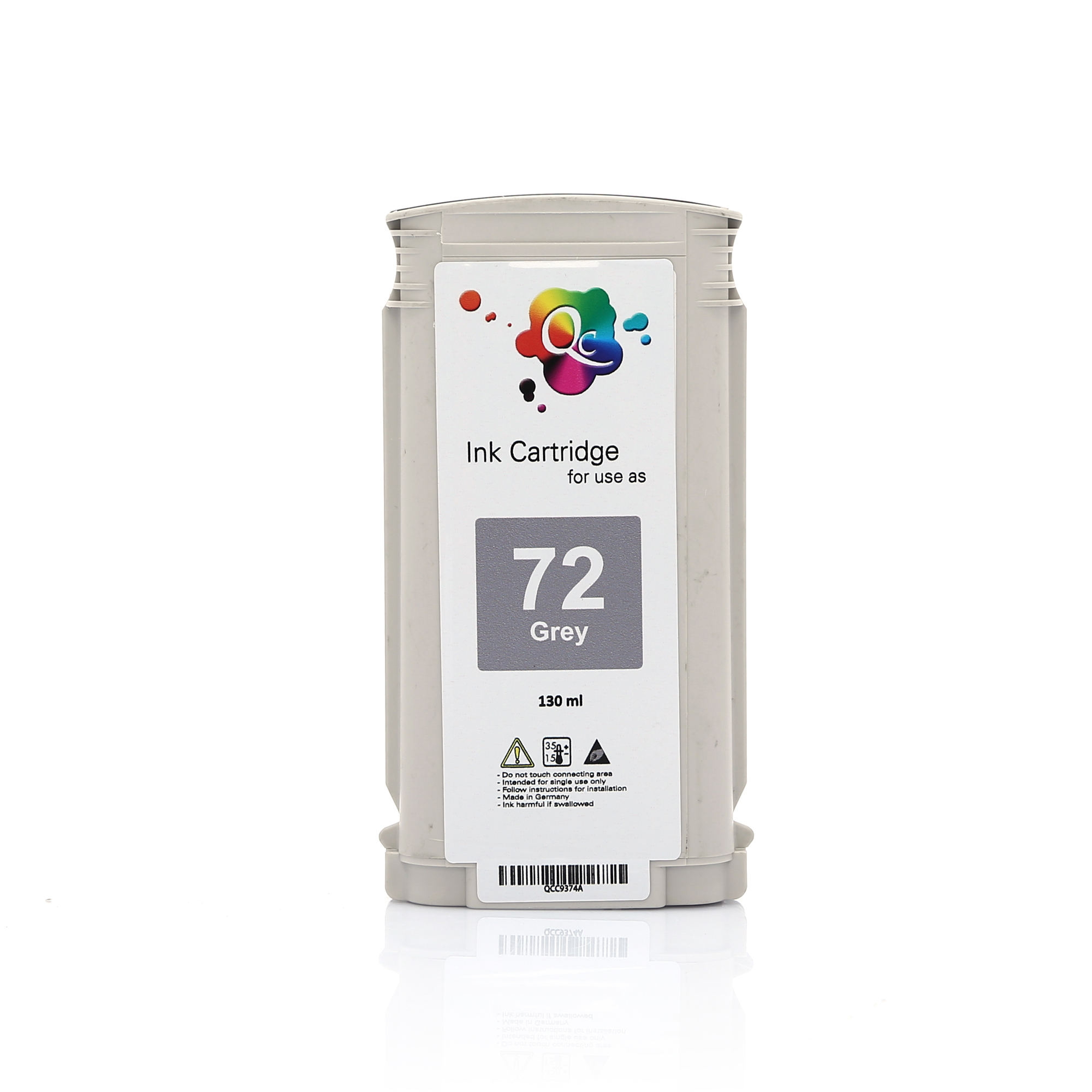 HP 72 C9374A Grey Gri Muadil Mürekkep Kartuş 130ml