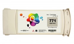 HP - HP 771 CE044A Light Gray Açık Gri Plotter Pigment Muadil Mürekkep Kartuş 775ml