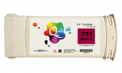 HP - HP 771 CE039A Magenta Kırmızı Plotter Pigment Muadil Mürekkep Kartuş 775ml