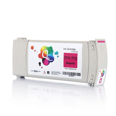 HP - HP 773 C1Q39A Magenta Kırmızı Muadil Mürekkep Kartuş 775ml