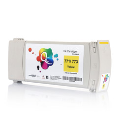 HP - HP 773 C1Q40A Yellow Sarı Muadil Mürekkep Kartuş 775ml