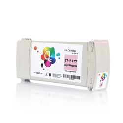 HP - HP 773 C1Q42A Light Magenta Açık Kırmızı Muadil Mürekkep Kartuş 775ml