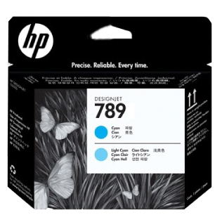 HP 789 Latex Printhead Baskı Kafası Cyan Light Cyan CH613A