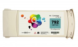 HP - HP 792 CN709A Light Cyan Açık Mavi Muadil Mürekkep Kartuş 775ml