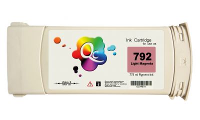 HP - HP 792 CN710A Light Magenta Açık Kırmızı Muadil Mürekkep Kartuş 775ml