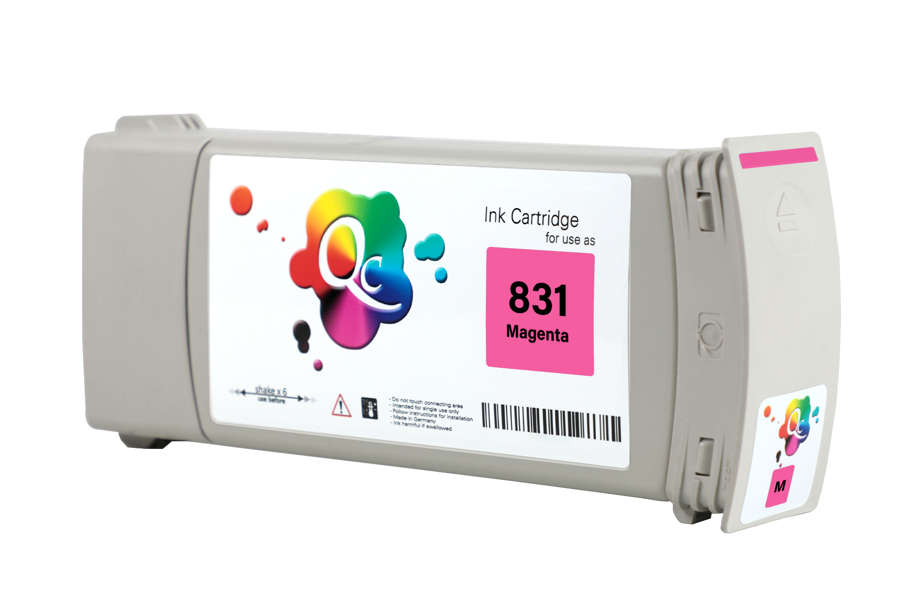 HP 831 CZ696A Magenta Kırmızı Lateks Muadil Mürekkep Kartuş 775ml