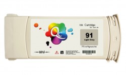 HP - HP 91 C9466A Light Grey Açık Gri Plotter Pigment Kartuş 775ml