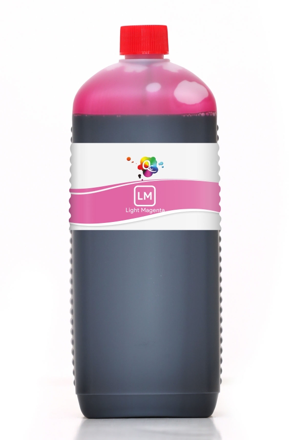 EPSON - Qc Epson 108 Uyumlu Mürekkep 1000ml LM Dye Light Macenta Açık Kırmızı