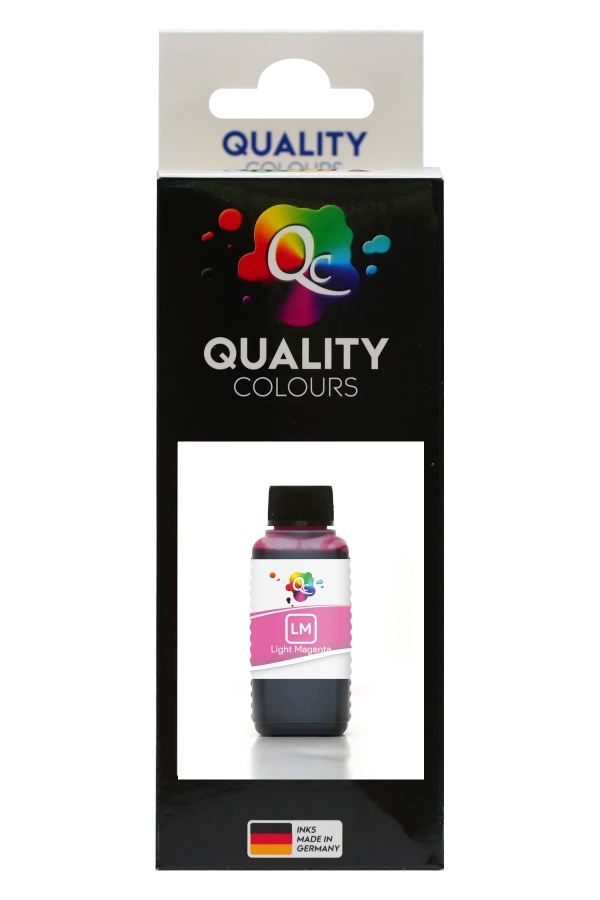 EPSON - Qc Epson 108 Uyumlu Mürekkep 100ml LM Dye Light Macenta Açık Kırmızı