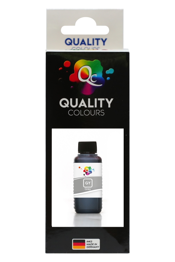 EPSON - Qc Epson 114 / 115 Uyumlu Mürekkep 100ml GY Dye Grey Gri