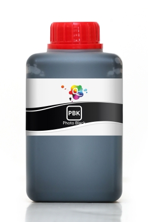 EPSON - Qc Epson 114 / 115 Uyumlu Mürekkep 500ml PBK Dye Photo Black Foto Siyah