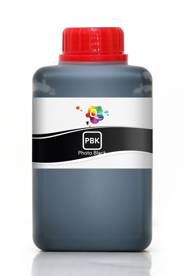 EPSON - Qc Epson 114 / 115 Uyumlu Mürekkep 500ml PBK Dye Photo Black Foto Siyah