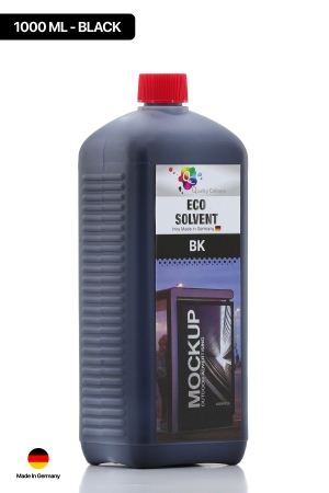 Qc - Qc Epson Eco Solvent Boya Black Siyah 1000ml