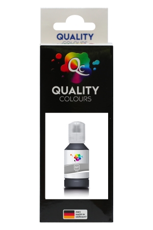 EPSON - QC Epson EcoTank ET Serisi Yazıcılar İçin Uyumlu Mürekkep 140ml GY Dye Grey Gri