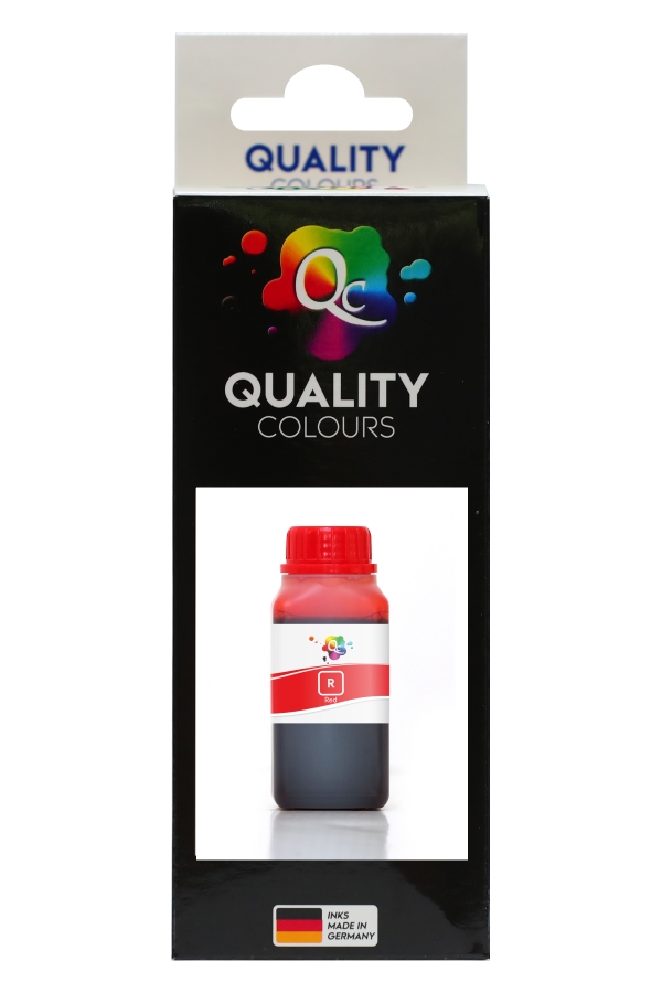 EPSON - Qc Epson Expression Photo Serisi Yazıcılar İçin Uyumlu Mürekkep 250ml R Dye Red Kırmızı