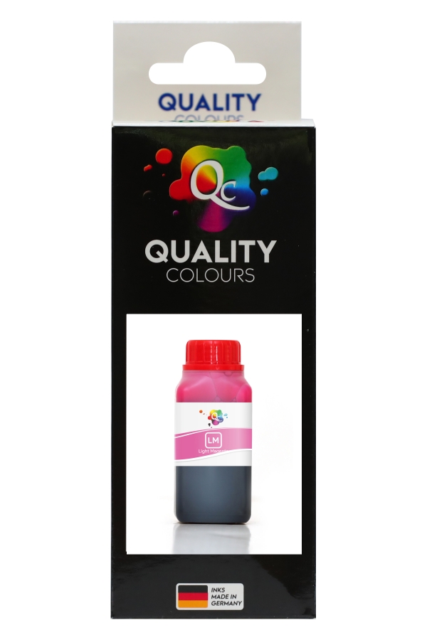EPSON - Qc Epson L Serisi Yazıcılar İçin Uyumlu Mürekkep 250ml LM Dye Light Magenta Açık Macenta