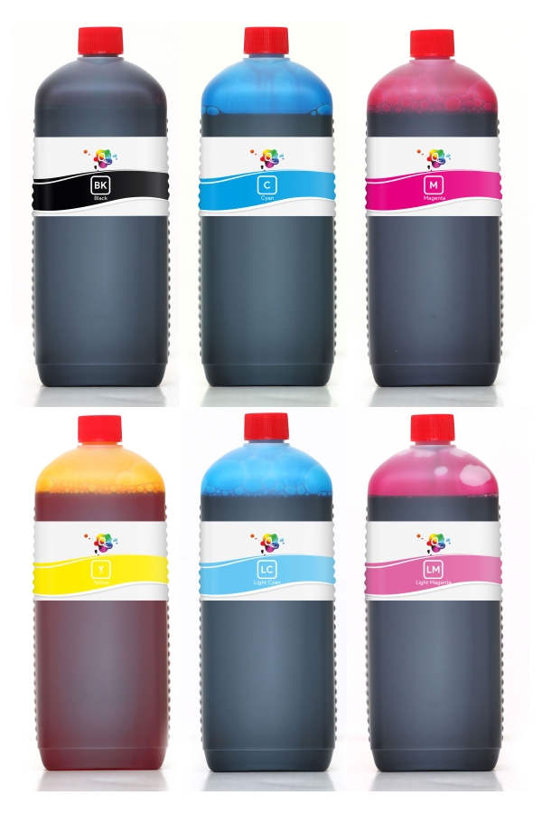 EPSON - Qc Epson L Serisi Yazıcılar İçin Uyumlu Mürekkep Seti 1000ml 6 Renk