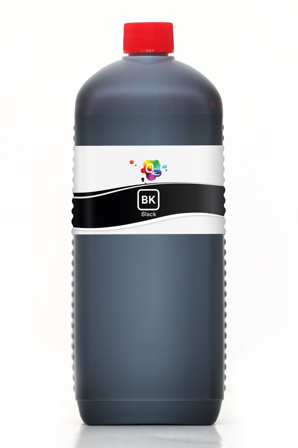 EPSON - Qc Epson L Serisi Yazıcılar İçin Uyumlu Mürekkep 1000ml BK Dye Black Siyah