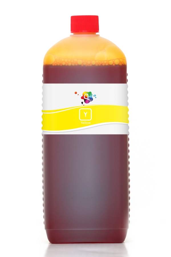 EPSON - Qc Epson L Serisi Yazıcılar İçin Uyumlu Mürekkep 1000ml Y Dye Yellow Sarı