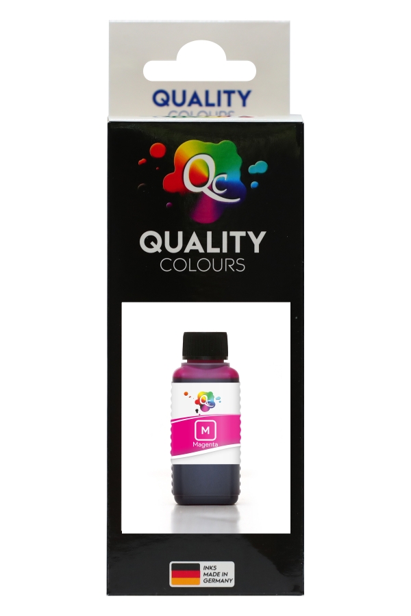 EPSON - Qc Epson L Serisi Yazıcılar İçin Uyumlu Mürekkep 100ml M Dye Macenta Kırmızı