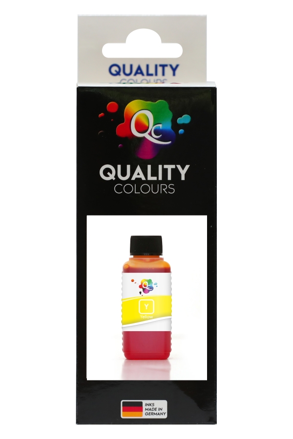 EPSON - Qc Epson L Serisi Yazıcılar İçin Uyumlu Mürekkep 100ml Y Dye Yellow Sarı