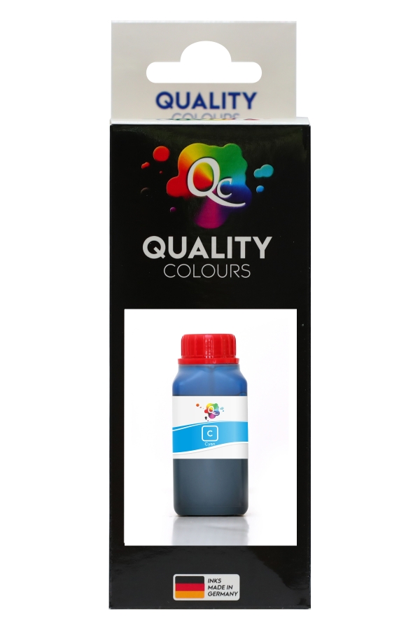 EPSON - Qc Epson L Serisi Yazıcılar İçin Uyumlu Mürekkep 250ml C Dye Cyan Mavi
