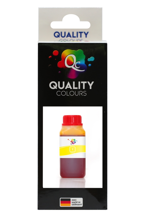 EPSON - Qc Epson L Serisi Yazıcılar İçin Uyumlu Mürekkep 250ml Y Dye Yellow Sarı