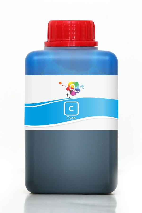 EPSON - Qc Epson L Serisi Yazıcılar İçin Uyumlu Mürekkep 500ml C Dye Cyan Mavi