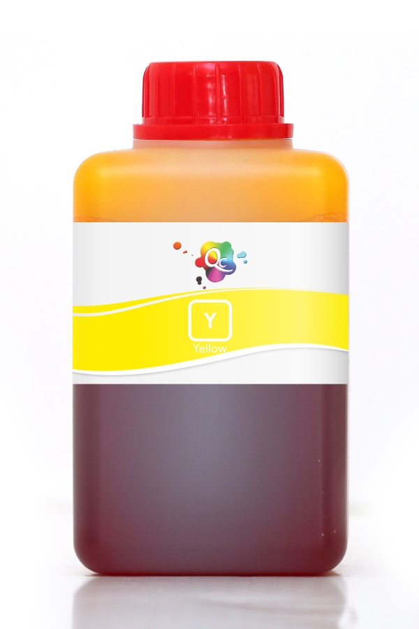 EPSON - Qc Epson L Serisi Yazıcılar İçin Uyumlu Mürekkep 500ml Y Dye Yellow Sarı