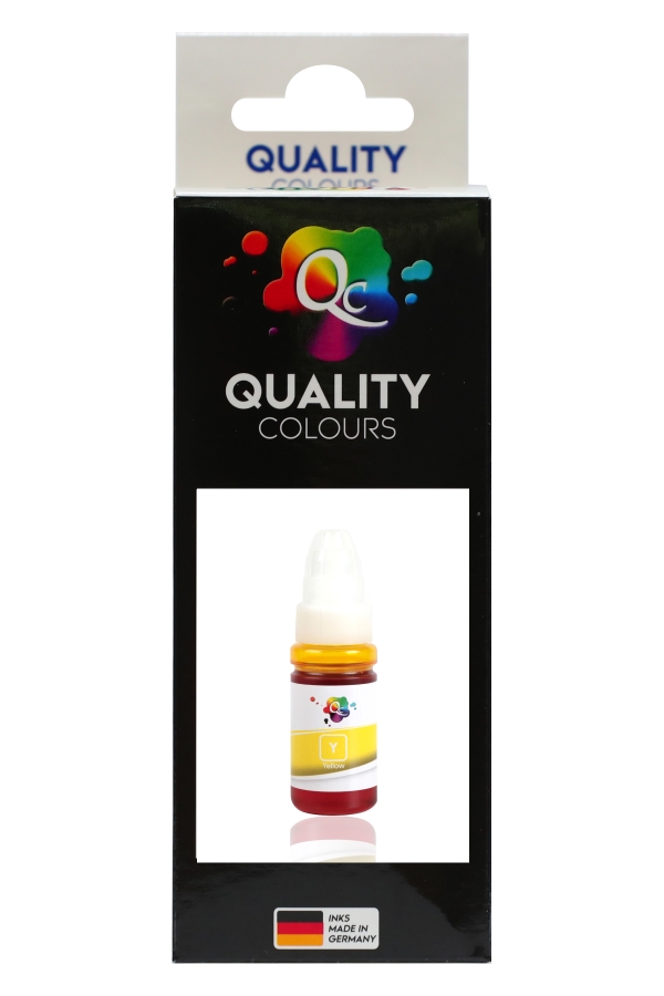 EPSON - Qc Epson L Serisi Yazıcılar İçin Uyumlu Mürekkep 70ml Y Dye Yellow Sarı