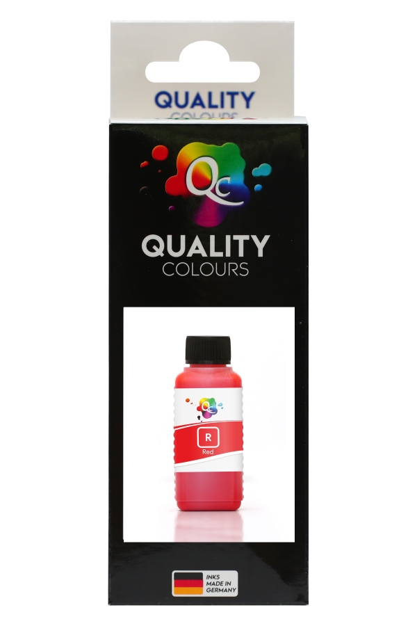 EPSON - Qc Epson Stylus Photo Serisi 3 Versiyon Yazıcılar İçin Uyumlu Mürekkep 100ml R Pig Red Kırmızı