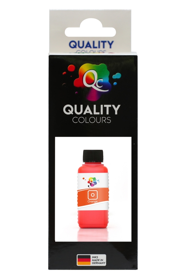 EPSON - Qc Epson Stylus Photo Serisi 4 Versiyon Yazıcılar İçin Uyumlu Mürekkep 100ml O Pig Orange Turuncu