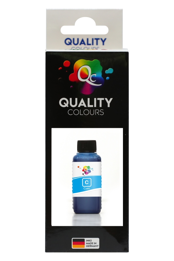 EPSON - Qc Epson Stylus Photo Serisi Yazıcılar İçin Uyumlu Mürekkep 100ml C Pig Cyan Mavi