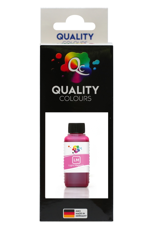 EPSON - Qc Epson Stylus Photo Serisi Yazıcılar İçin Uyumlu Mürekkep 100ml LM Pig Light Magenta Açık Macenta