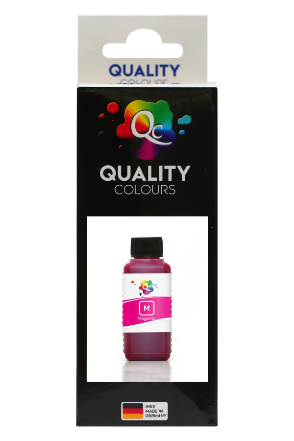EPSON - Qc Epson Stylus Photo Serisi Yazıcılar İçin Uyumlu Mürekkep 100ml M Pig Magenta Kırmızı