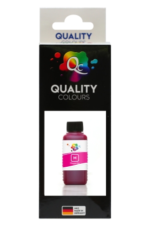 EPSON - Qc Epson Stylus Photo Serisi Yazıcılar İçin Uyumlu Mürekkep 100ml M Pig Magenta Kırmızı