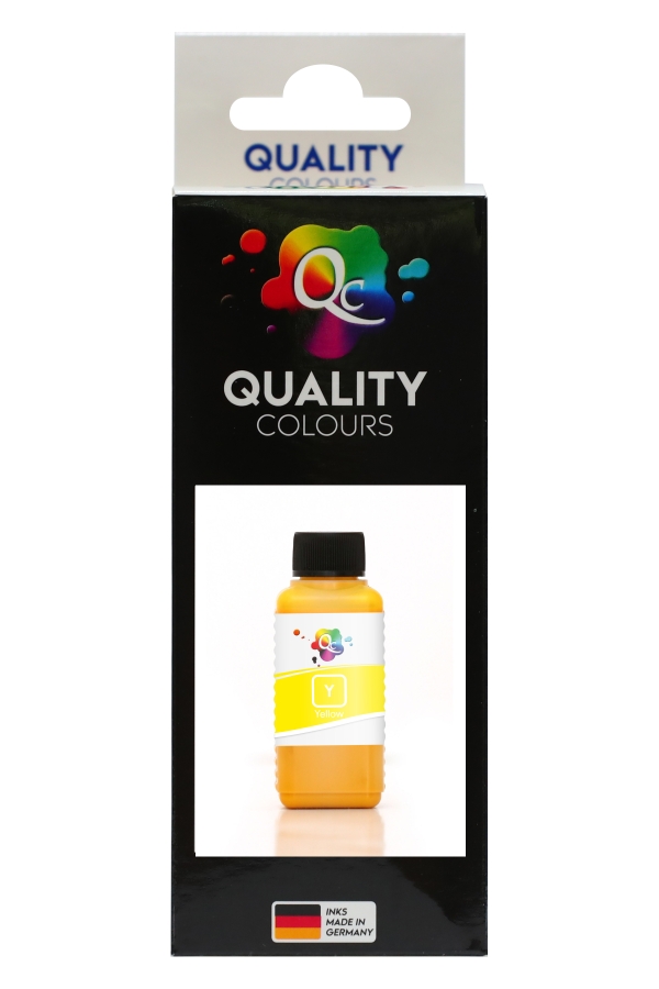 EPSON - Qc Epson Stylus Photo Serisi Yazıcılar İçin Uyumlu Mürekkep 100ml Y Pig Yellow Sarı